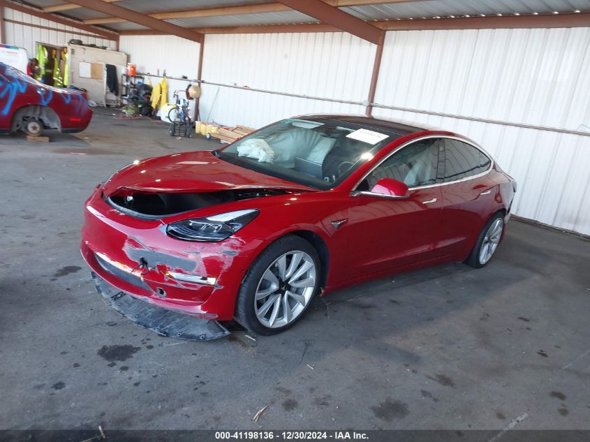 2018 Tesla Model 3 Long Range/Performance VIN: 5YJ3E1EB4JF088049 Lot: 41198136