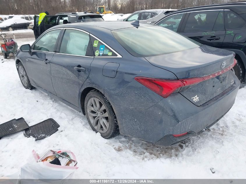 2020 Toyota Avalon Hybrid Xle VIN: 4T1A21FB3LU015615 Lot: 41198172