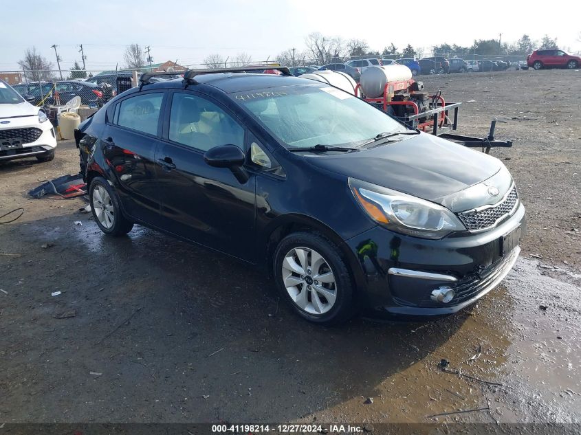 2016 Kia Rio Ex VIN: KNADN4A30G6645870 Lot: 41198214