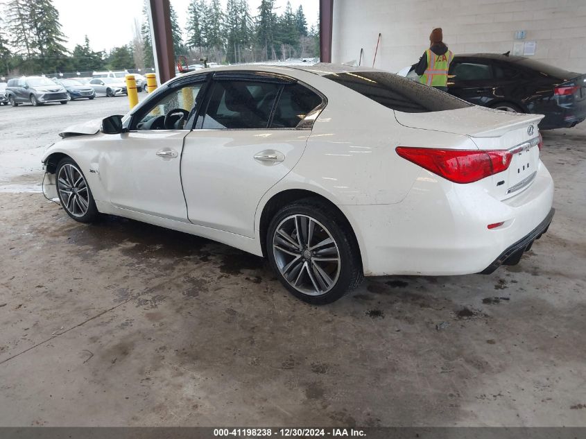 2016 Infiniti Q50 3.0T Sport VIN: JN1EV7AR2GM344173 Lot: 41198238