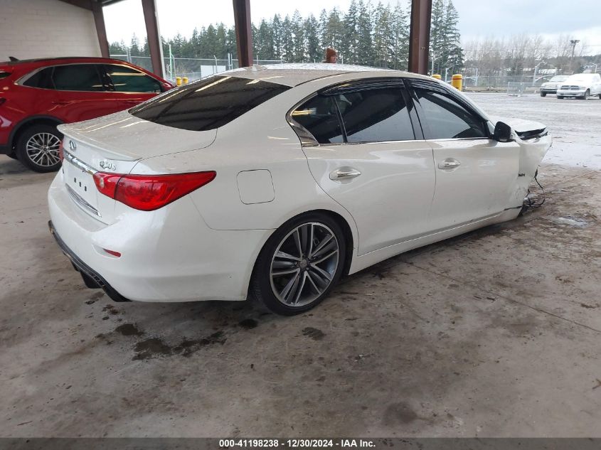 2016 Infiniti Q50 3.0T Sport VIN: JN1EV7AR2GM344173 Lot: 41198238