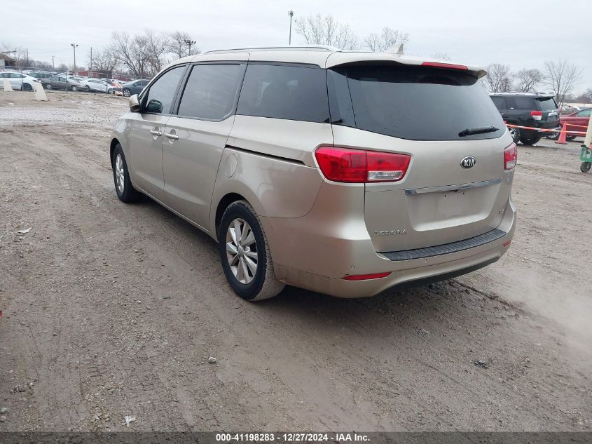 2016 Kia Sedona Lx VIN: KNDMB5C12G6087128 Lot: 41198283