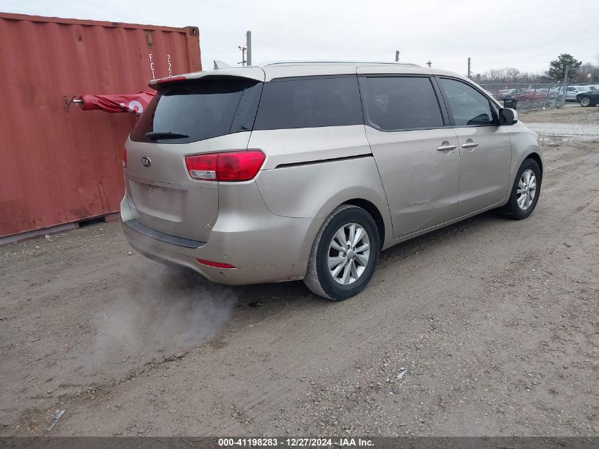 2016 Kia Sedona Lx VIN: KNDMB5C12G6087128 Lot: 41198283