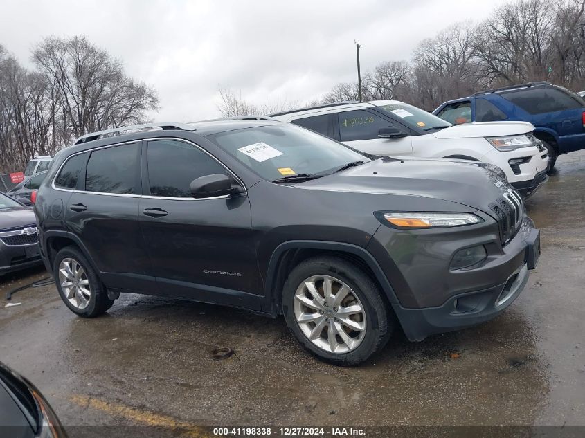 2017 Jeep Cherokee Limited Fwd VIN: 1C4PJLDB3HW518184 Lot: 41198338