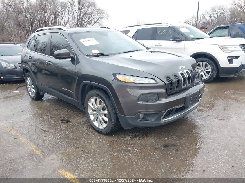 2017 Jeep Cherokee Limited Fwd VIN: 1C4PJLDB3HW518184 Lot: 41198338