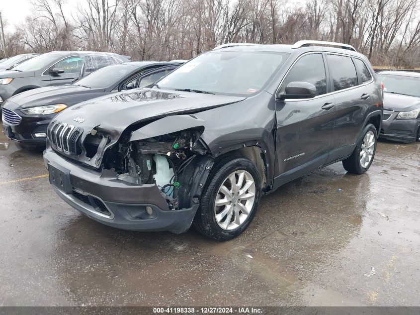 2017 Jeep Cherokee Limited Fwd VIN: 1C4PJLDB3HW518184 Lot: 41198338