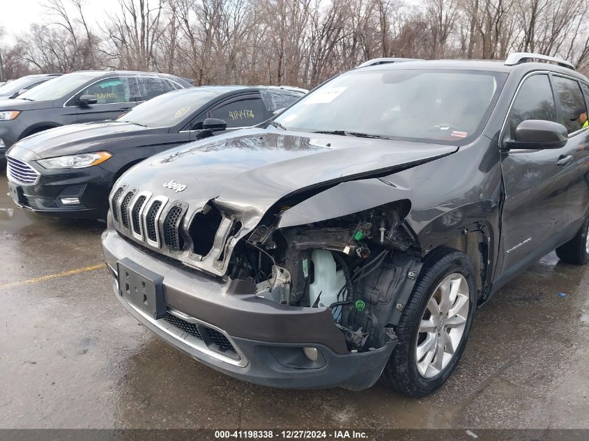 2017 Jeep Cherokee Limited Fwd VIN: 1C4PJLDB3HW518184 Lot: 41198338