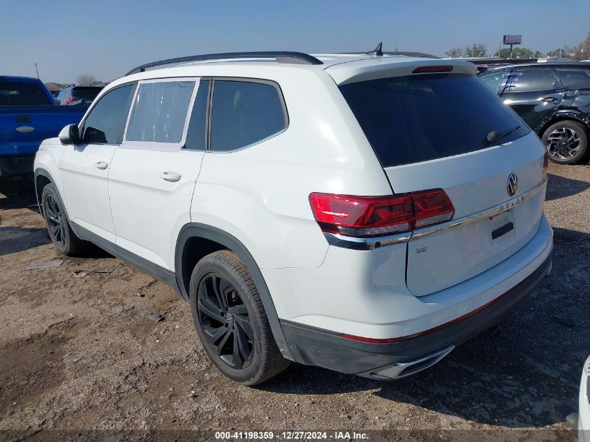 2022 Volkswagen Atlas 2.0T Se W/Technology VIN: 1V2WP2CA2NC501451 Lot: 41198359