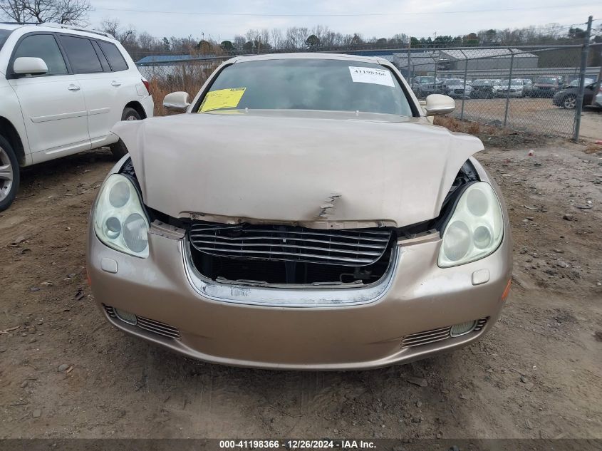 2002 Lexus Sc 430 VIN: JTHFN48Y020026242 Lot: 41198366