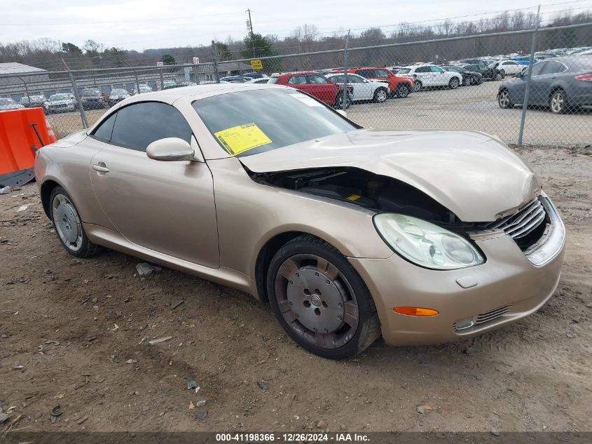 2002 Lexus Sc 430 VIN: JTHFN48Y020026242 Lot: 41198366