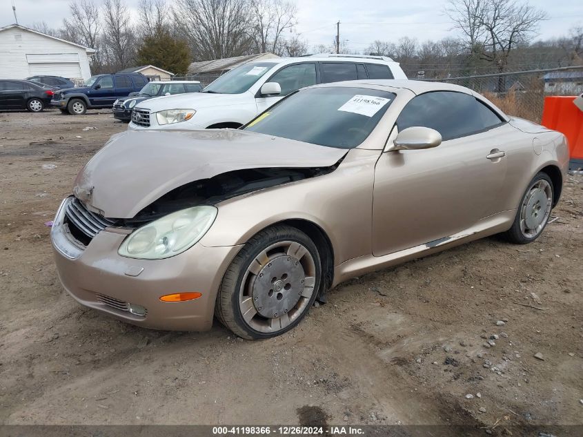 2002 Lexus Sc 430 VIN: JTHFN48Y020026242 Lot: 41198366