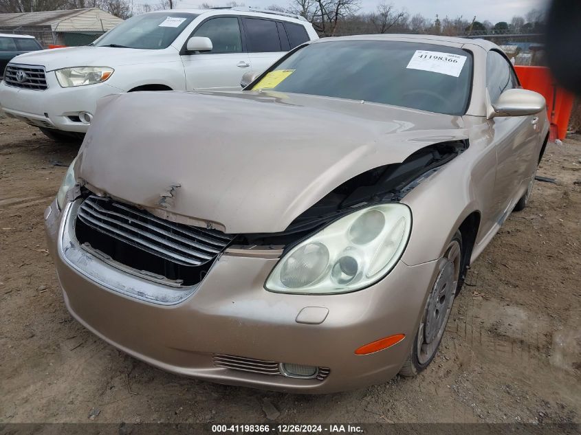 2002 Lexus Sc 430 VIN: JTHFN48Y020026242 Lot: 41198366