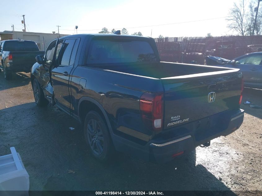 2019 Honda Ridgeline Sport VIN: 5FPYK2F1XKB005551 Lot: 41198414