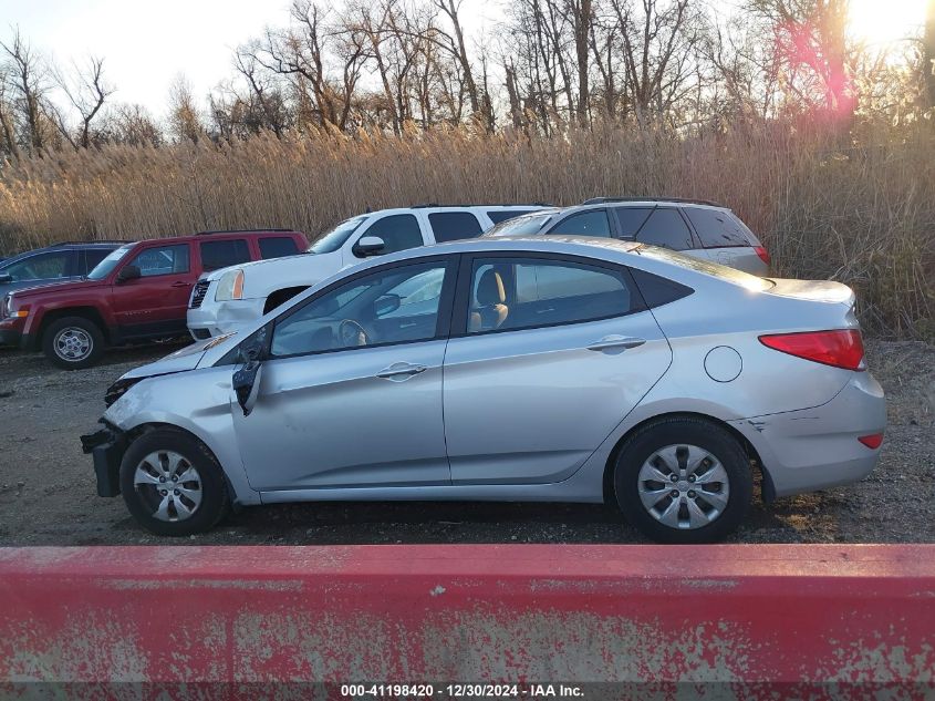 2016 Hyundai Accent Se VIN: KMHCT4AE9GU080886 Lot: 41198420