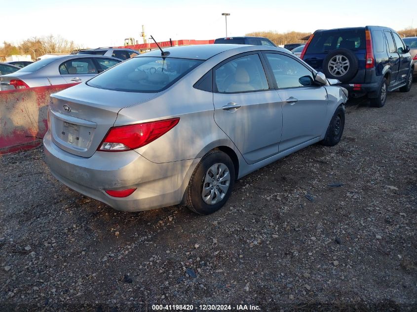 2016 Hyundai Accent Se VIN: KMHCT4AE9GU080886 Lot: 41198420