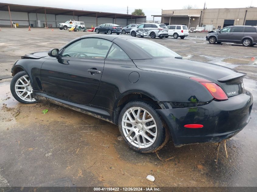 2003 Lexus Sc 430 VIN: JTHFN48Y130047733 Lot: 41198422