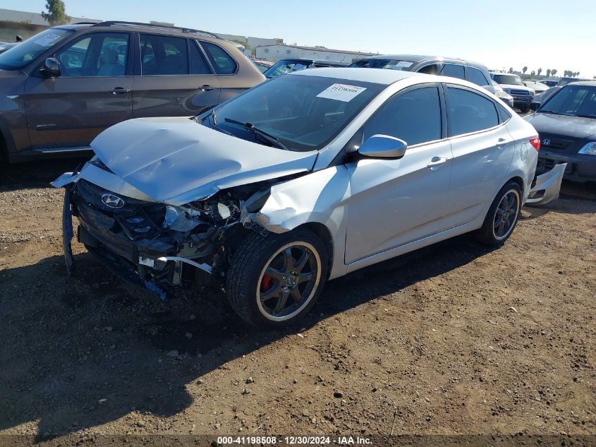 2015 Hyundai Accent Gls VIN: KMHCT4AE4FU805485 Lot: 41198508