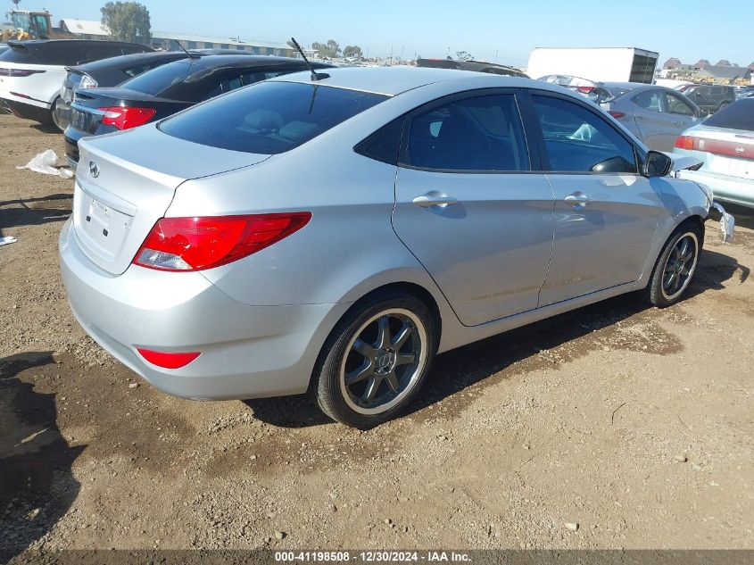 2015 Hyundai Accent Gls VIN: KMHCT4AE4FU805485 Lot: 41198508