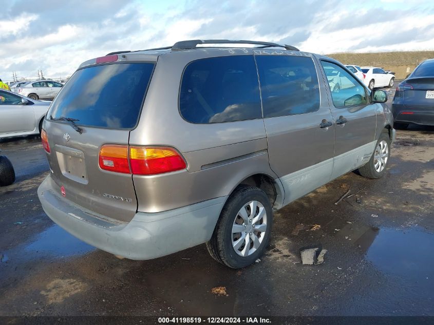 1998 Toyota Sienna Le VIN: 4T3ZF13C7WU031798 Lot: 41198519