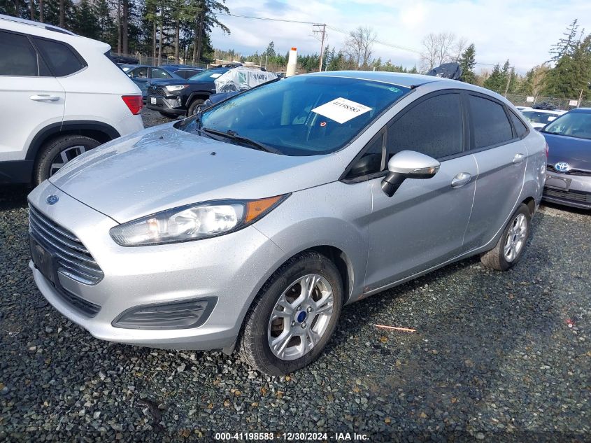 2016 Ford Fiesta Se VIN: 3FADP4BJ2GM183831 Lot: 41198583