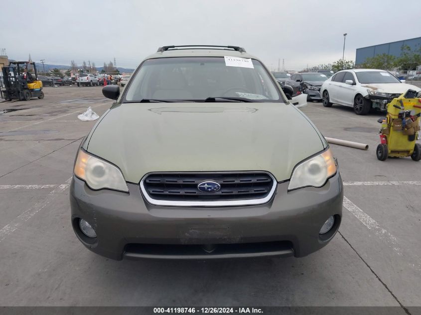 2006 Subaru Outback 2.5I VIN: 4S4BP61C167349728 Lot: 41198746