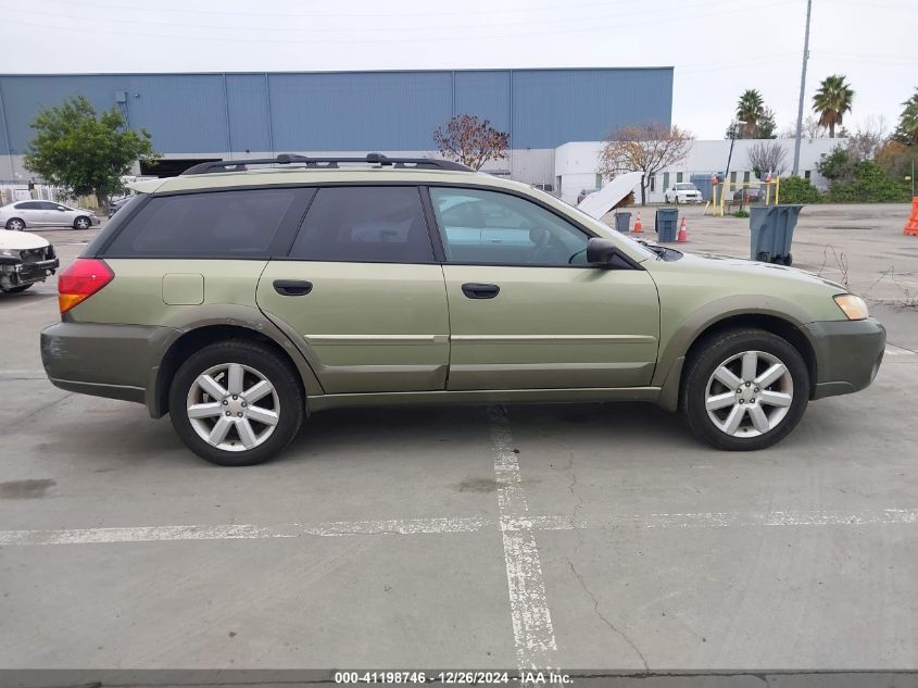 2006 Subaru Outback 2.5I VIN: 4S4BP61C167349728 Lot: 41198746