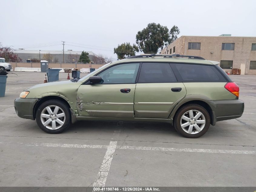 2006 Subaru Outback 2.5I VIN: 4S4BP61C167349728 Lot: 41198746