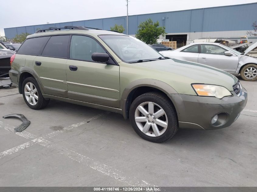 2006 Subaru Outback 2.5I VIN: 4S4BP61C167349728 Lot: 41198746