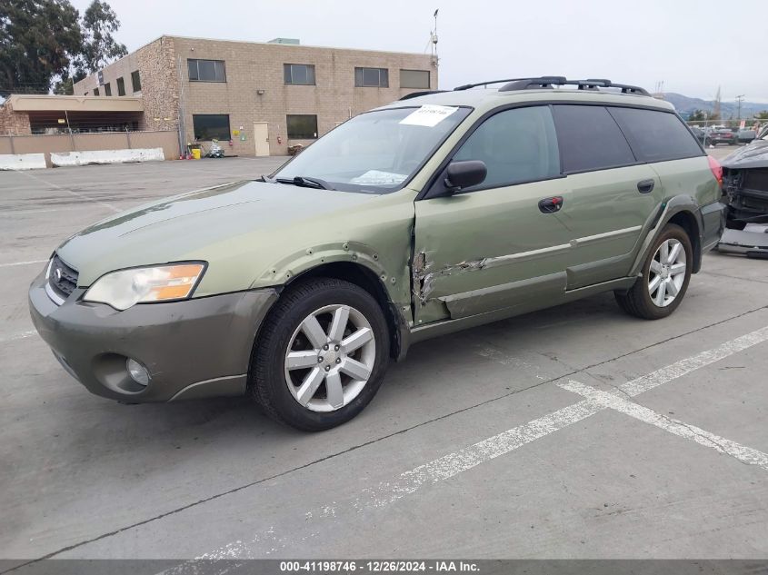 2006 Subaru Outback 2.5I VIN: 4S4BP61C167349728 Lot: 41198746