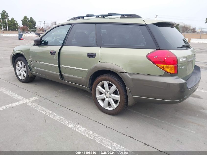 2006 Subaru Outback 2.5I VIN: 4S4BP61C167349728 Lot: 41198746