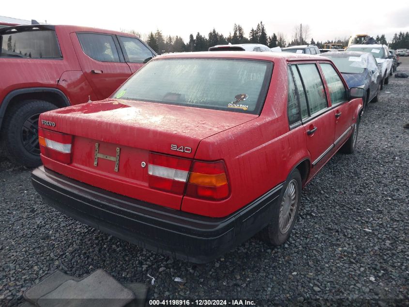 1994 Volvo 940 VIN: YV1JS8619R1177970 Lot: 41198916