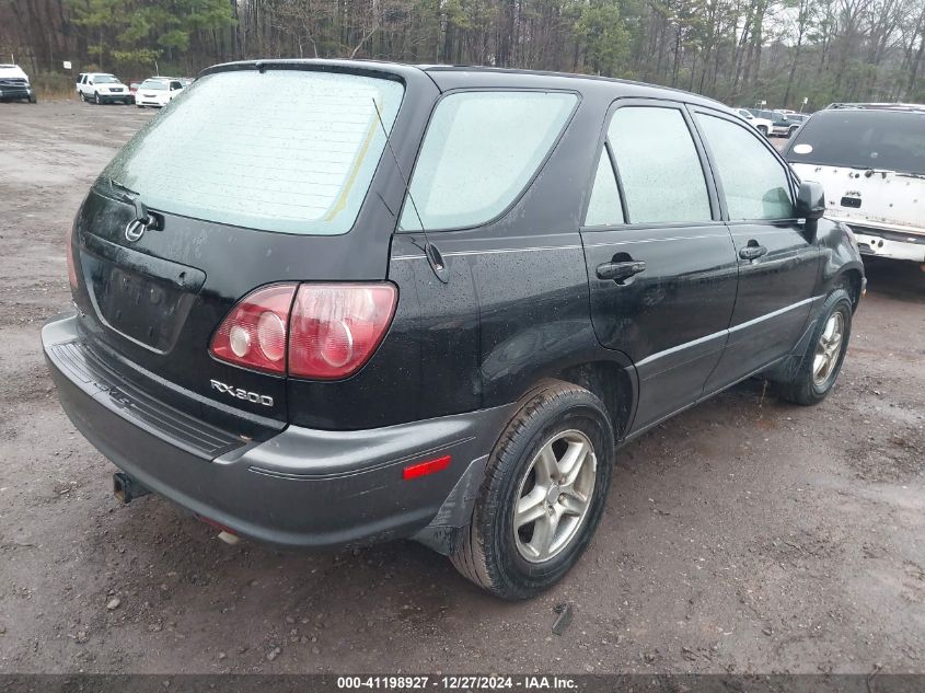 1999 Lexus Rx 300 VIN: JT6GF10U0X0033278 Lot: 41198927