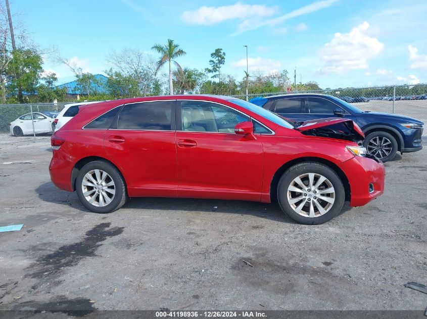 2013 Toyota Venza Le VIN: 4T3ZA3BB5DU080109 Lot: 41198936