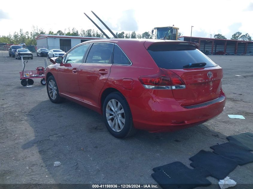 2013 Toyota Venza Le VIN: 4T3ZA3BB5DU080109 Lot: 41198936