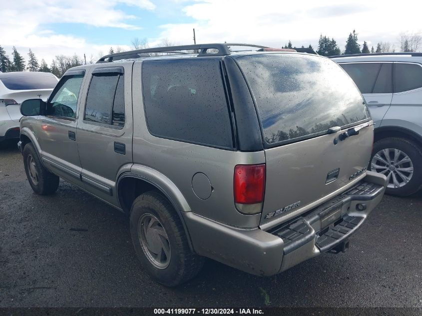 2000 Chevrolet Blazer Lt VIN: 1GNDT13W8Y2116827 Lot: 41199077