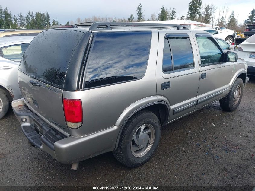 2000 Chevrolet Blazer Lt VIN: 1GNDT13W8Y2116827 Lot: 41199077