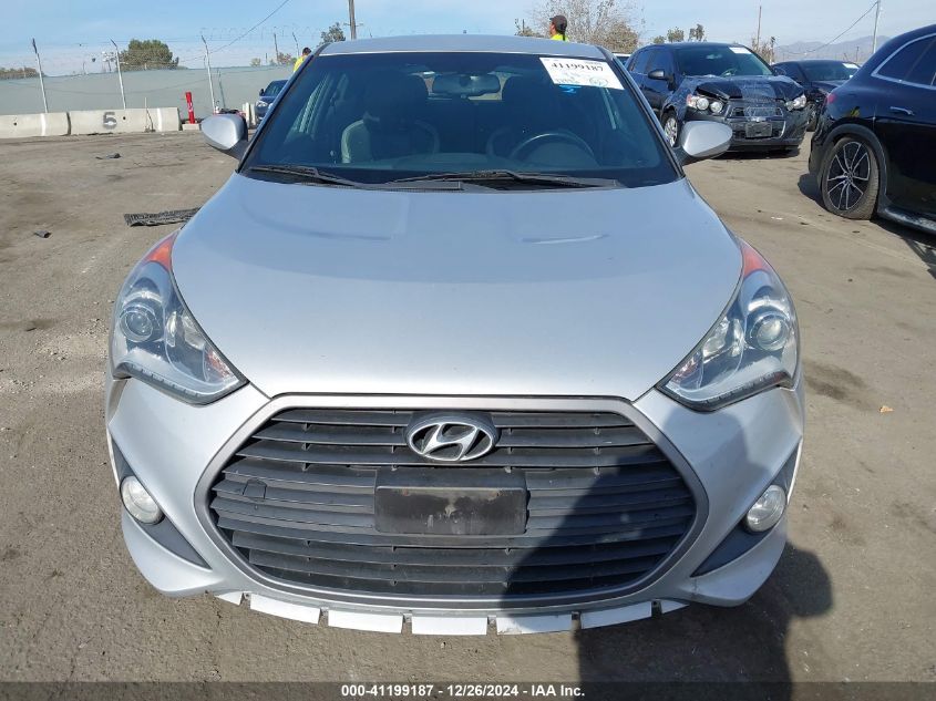 2016 Hyundai Veloster Turbo VIN: KMHTC6AEXGU252628 Lot: 41199187