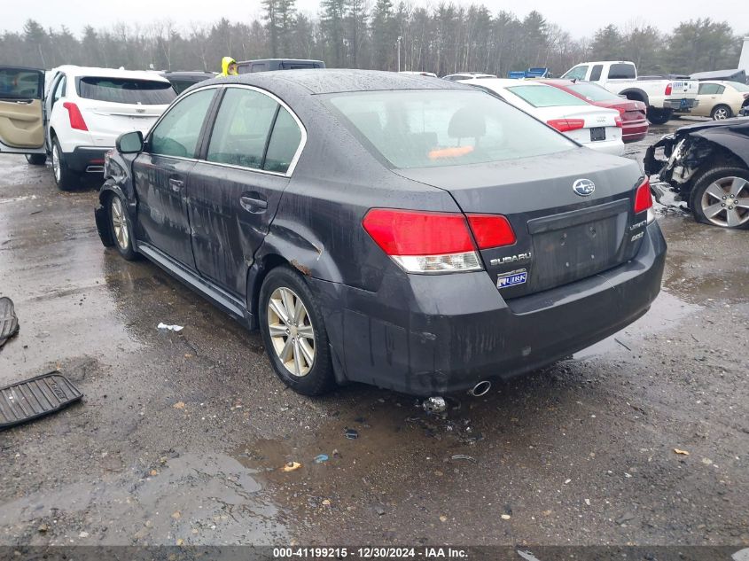 2011 Subaru Legacy 2.5I Premium VIN: 4S3BMBC61B3256884 Lot: 41199215