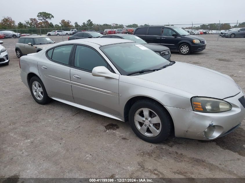 2008 Pontiac Grand Prix VIN: 2G2WP552381147821 Lot: 41199399