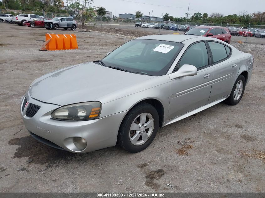 2008 Pontiac Grand Prix VIN: 2G2WP552381147821 Lot: 41199399