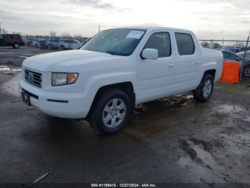 2006 Honda Ridgeline Rtl VIN: 2HJYK16596H529291 Lot: 41199415