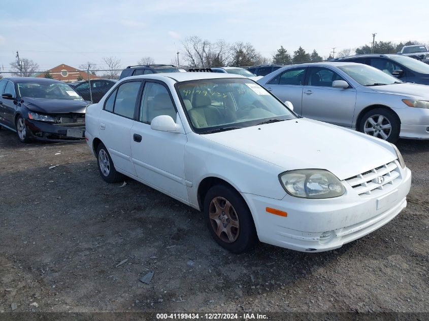 2004 Hyundai Accent Gl VIN: KMHCG45C64U539526 Lot: 41199434