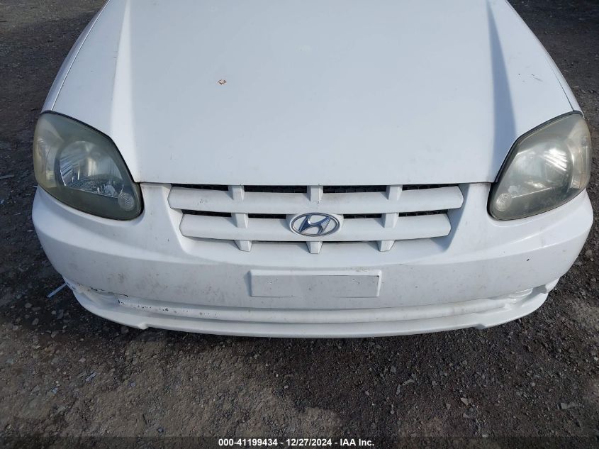 2004 Hyundai Accent Gl VIN: KMHCG45C64U539526 Lot: 41199434