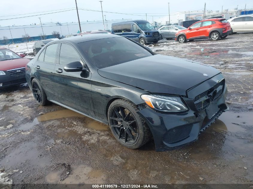 2017 Mercedes-Benz Amg C 43 4Matic VIN: 55SWF6EB7HU188887 Lot: 41199579