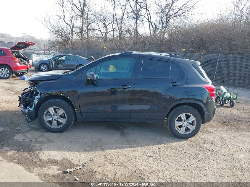 2022 Chevrolet Trax Awd Lt VIN: KL7CJPSM8NB507935 Lot: 41199616