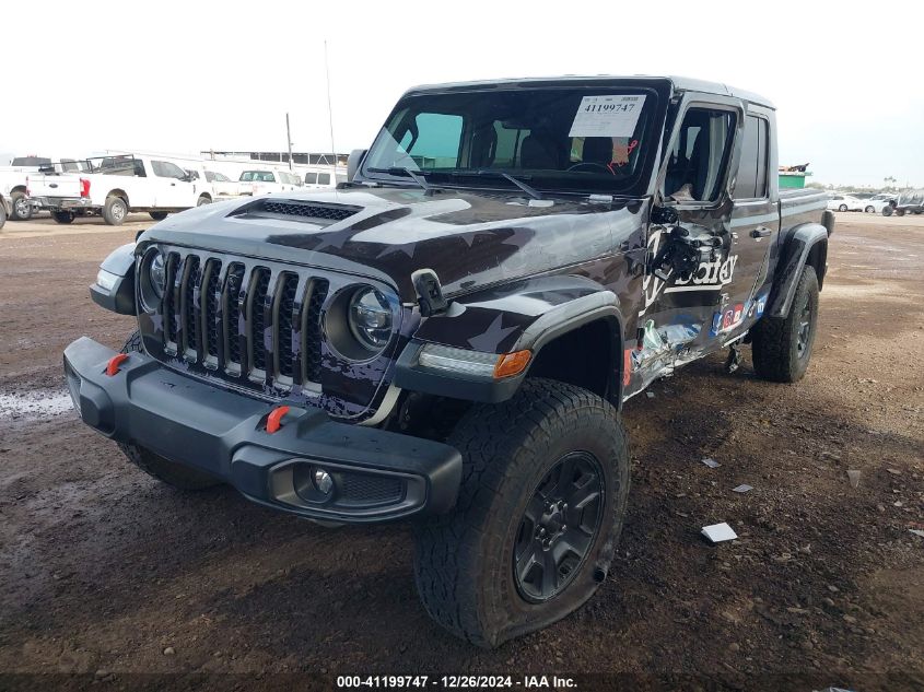 2020 Jeep Gladiator Mojave 4X4 VIN: 1C6JJTEG0LL202422 Lot: 41199747