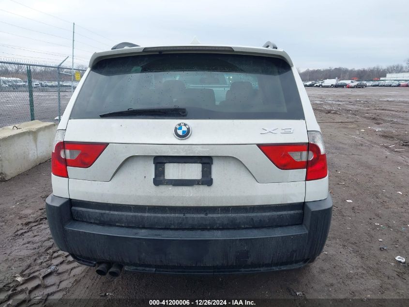 2004 BMW X3 3.0I VIN: WBXPA93424WA62992 Lot: 41200006