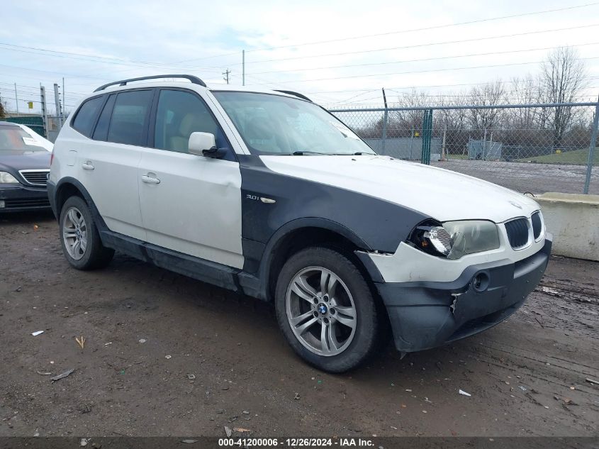 2004 BMW X3 3.0I VIN: WBXPA93424WA62992 Lot: 41200006