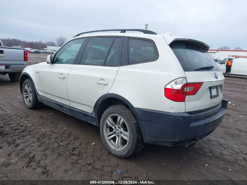 2004 BMW X3 3.0I VIN: WBXPA93424WA62992 Lot: 41200006