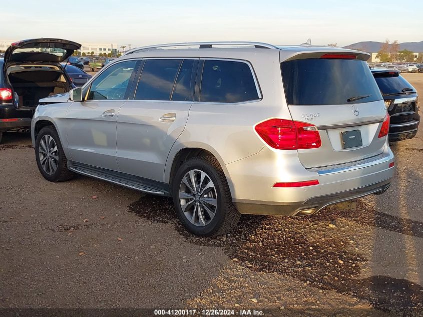 2016 Mercedes-Benz Gl 450 4Matic VIN: 4JGDF6EE5GA647243 Lot: 41200117